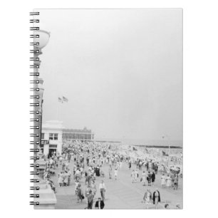 Crowds 2 spiral notebook
