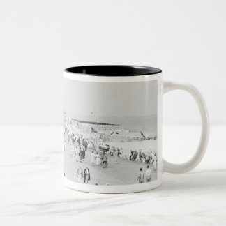 Crowds 2 Two-Tone coffee mug