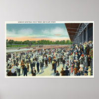 Crowds at Saratoga Race Track & Clubhouse