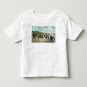 Crowds Gathered in a Line at Tent City Toddler T-Shirt