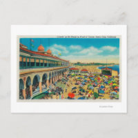 Crowds on the Beach in front of the Casino
