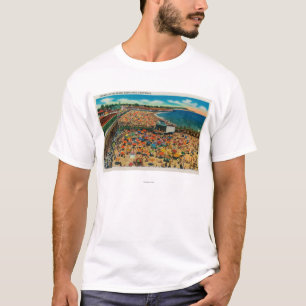 Crowds on the Beach, Santa CruzSanta Cruz, CA T-Shirt