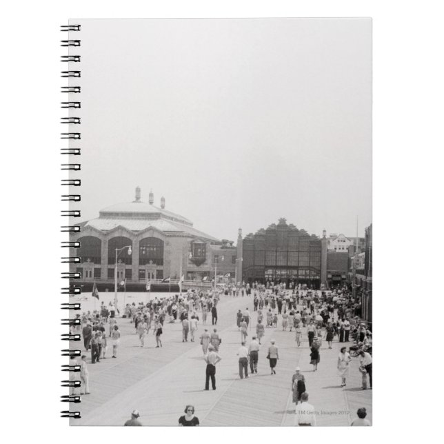Crowds Spiral Notebook (Front)