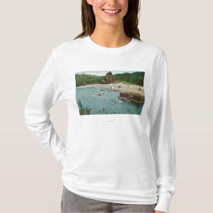 Crowds Swimming in the Russian River T-Shirt