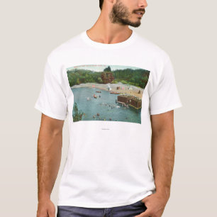 Crowds Swimming in the Russian River T-Shirt
