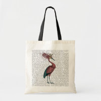 Crowed Marsala Heron