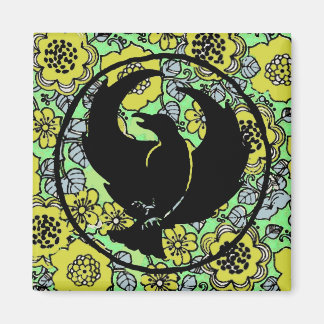 Crowfoot Magnet with Yellow Flowers