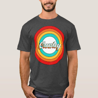Crowley Name Shirt Vintage Crowley Circle