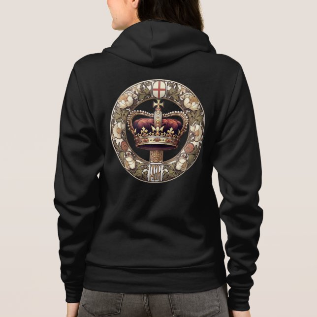 Crown 1 Women's Hoodie (Back)
