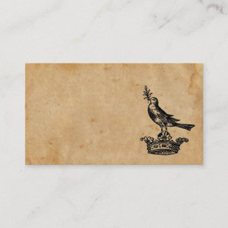 Crown and Bird Business Card