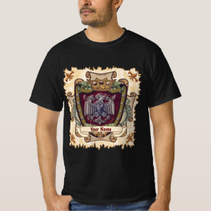 Crown Banner  Eagle Surname T-Shirt