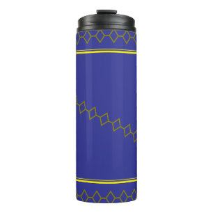 Crown Blue  Vibe   Thermal Tumbler