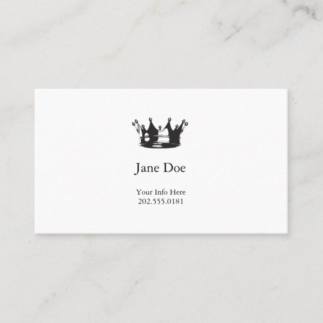 Crown Business Card (Front)