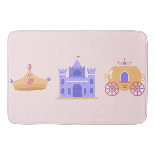 Crown & Carriage Royal Icons Bath Mat (Front)