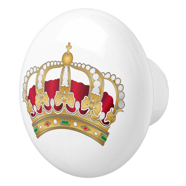 Crown Ceramic Knob (Right)