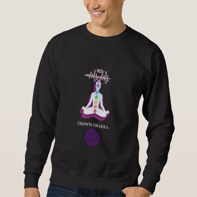 Crown Chakra Meditation Sweatshirt (Front)