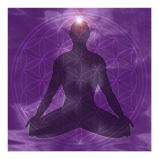 Crown Chakra Sahasrara Photo Print (Front)