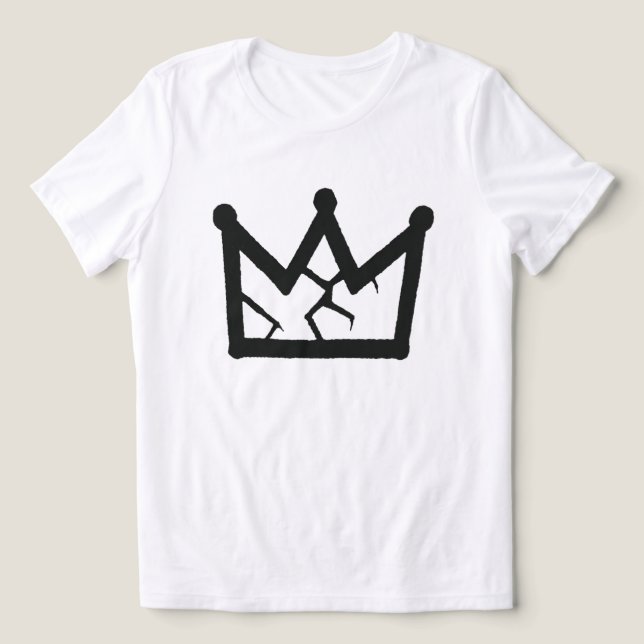 Crown Crashed Tri-Blend Shirt (Design Front)