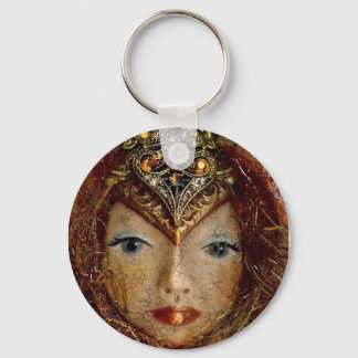 Crown Dollface Key Ring
