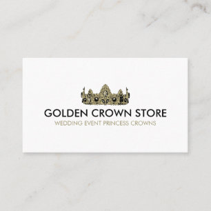 Crown Jewellery Luxury Business Card