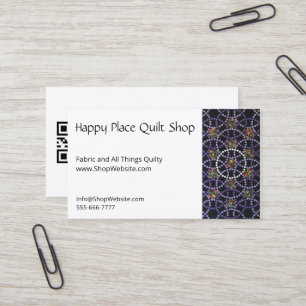 Crown Jewels Quilt Fully Customisable Biz Cards