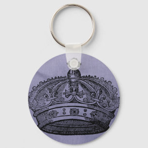 Crown Keychain, Buttons & Laynards Key Ring