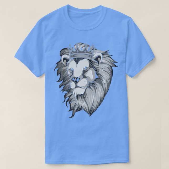 Crown King Lion T-Shirt (Design Front)