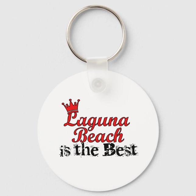 Crown Laguna Beach Key Ring (Front)