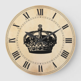 Crown Large Clock