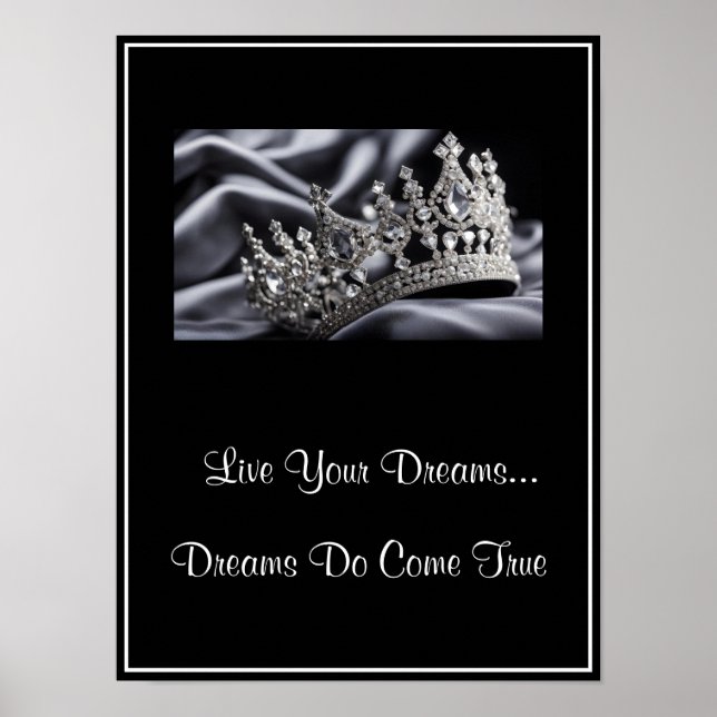 Crown Live Your Dreams Poster (Front)
