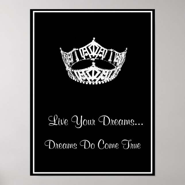 Crown Live Your Dreams Poster (Front)