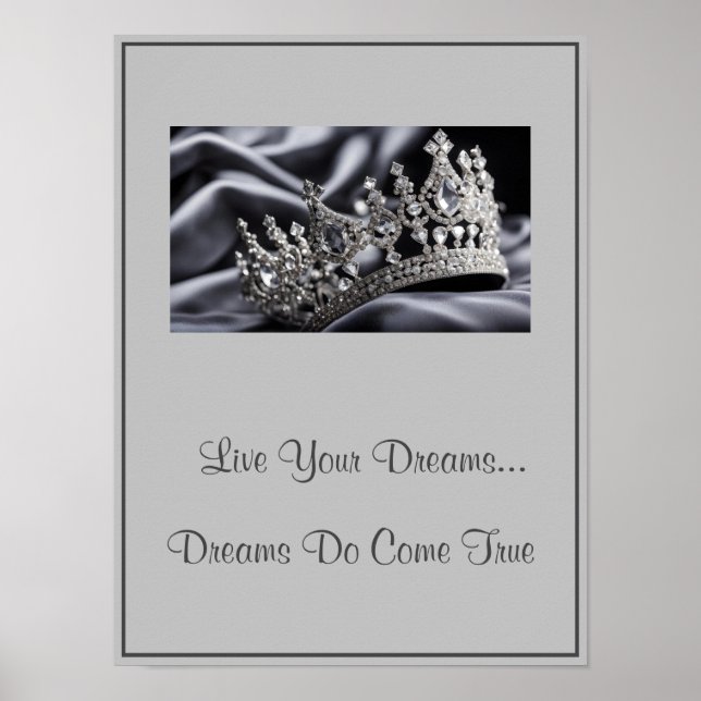 Crown Live Your Dreams Poster (Front)