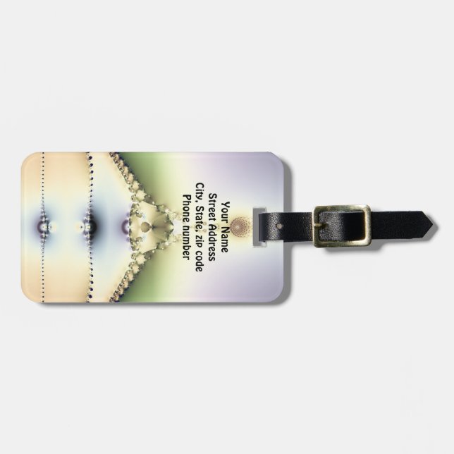 Crown Luggage Tag - Customised (Front Horizontal)