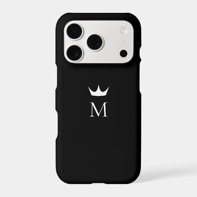 Crown Monogram Black and White (Back)