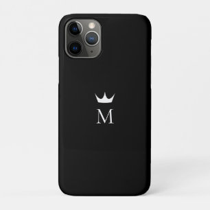 Crown Monogram Black and White Case-Mate iPhone Case