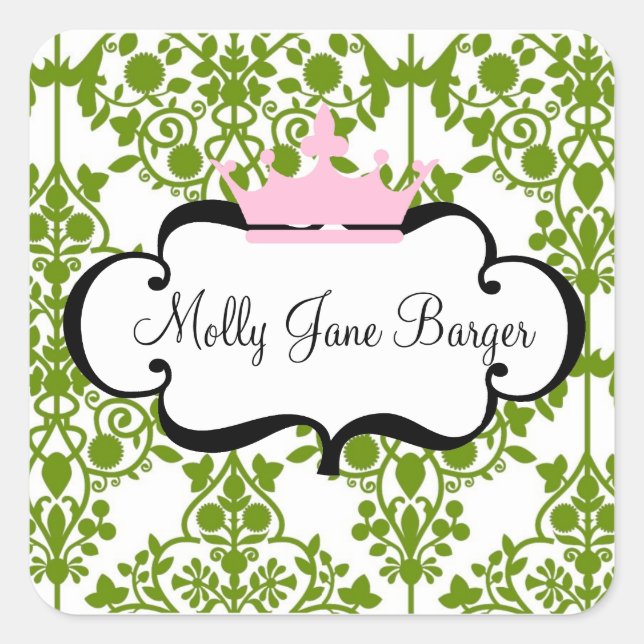 Crown Name stickers (Front)