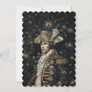 Crown Napoleon - Flat Invitation 12.7 cm x 17.8 cm