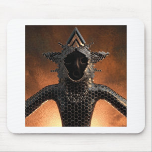 Crown of the Hive - Geometric Honeycomb Desk Mat Mouse Pad