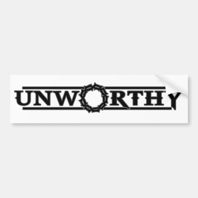 Crown of Thorns Bumper Sticker (Front)