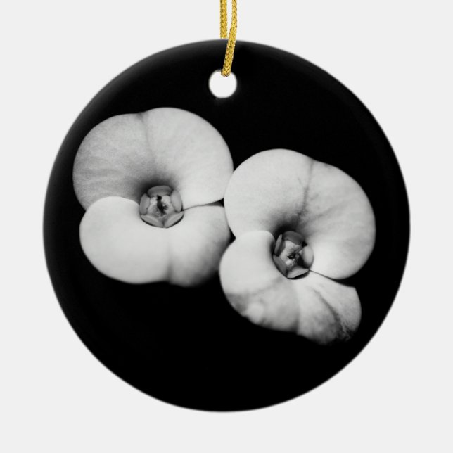 crown of thorns ceramic tree decoration (Front)