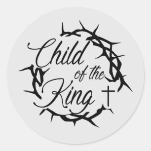Crown of Thorns Classic Round Sticker