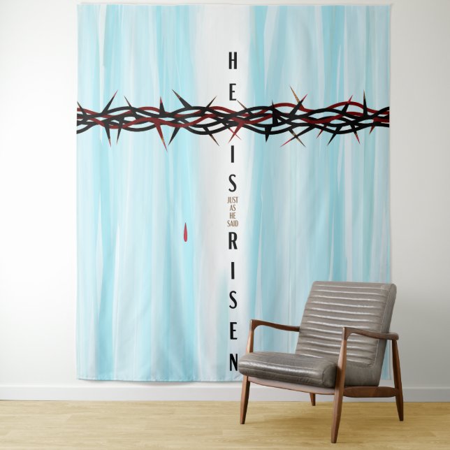 Crown of Thorns Cross Tapestry (In Situ)