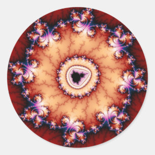 Crown Of Thorns - Fractal Classic Round Sticker