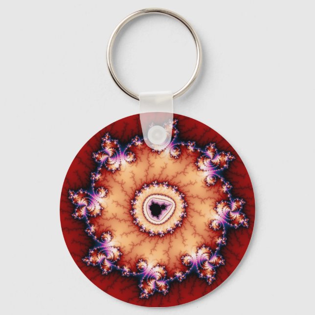 Crown Of Thorns - Fractal Key Ring (Front)