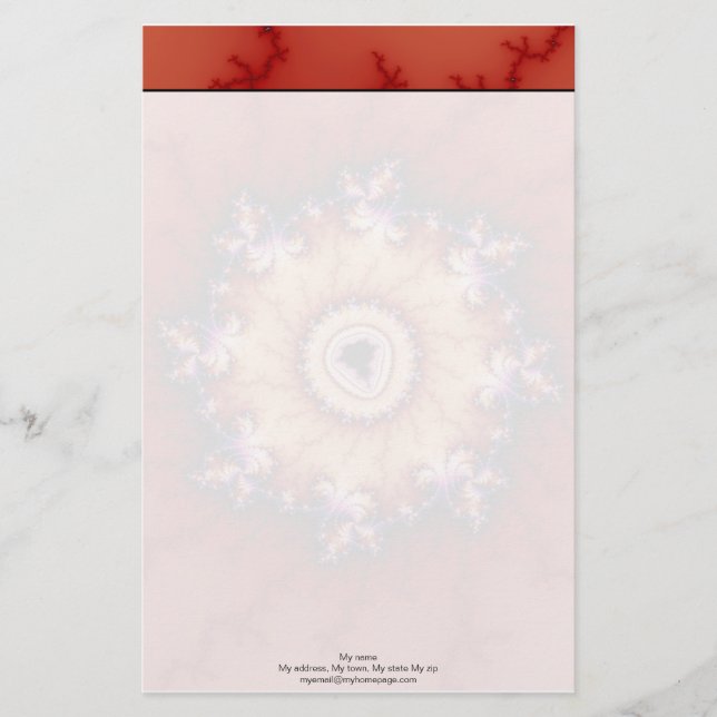 Crown Of Thorns - Fractal Stationery (Front)