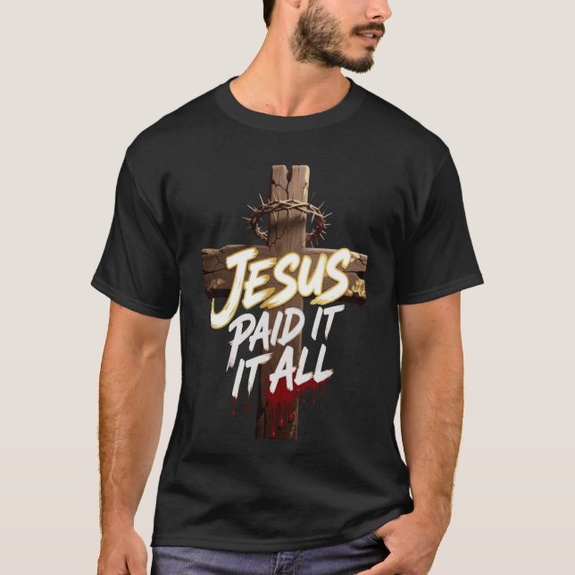 Crown of Thorns Jesus Shirt – Christian T-Shirt (Front)