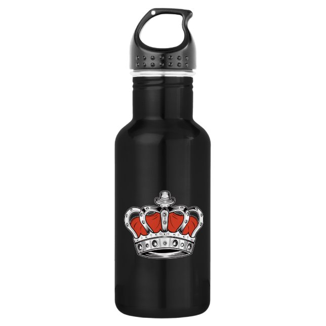 Crown - Orange 532 Ml Water Bottle (Front)