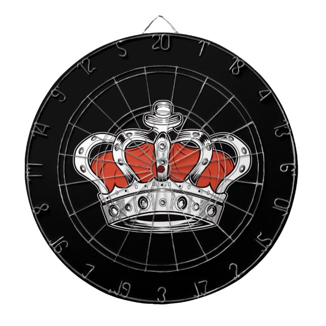 Crown - Orange  Dartboard (Front)
