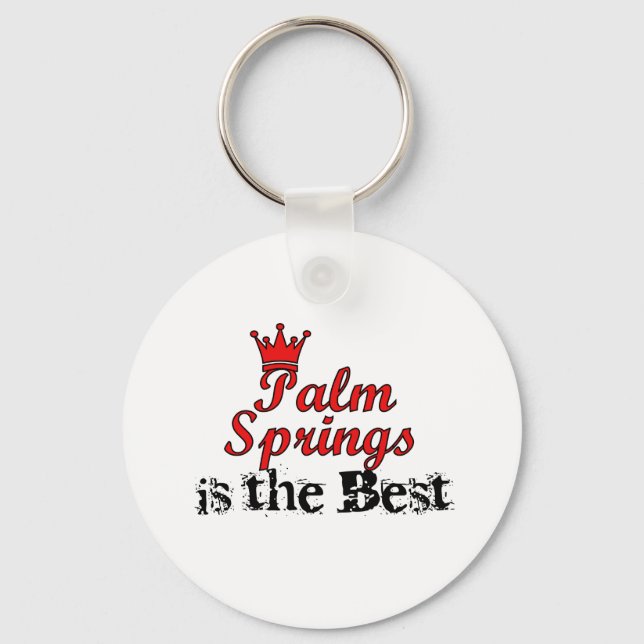 Crown Palm Springs Key Ring (Front)