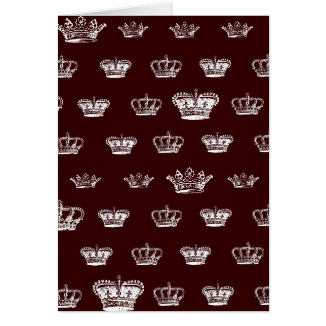 Crown Pattern in White (Front)